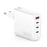 4smarts 100W PD Charger GaN Flex Pro - Väggladdare med 1 x USB-A & 3 x USB-C - Vit