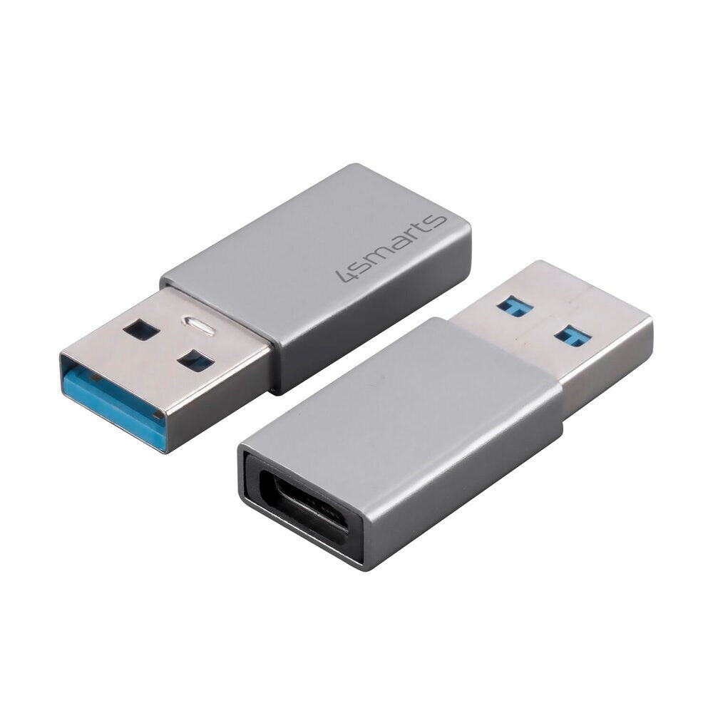 4smarts USB-C till USB-A Adapter - USB 3.0 - 2 st. - Grå