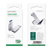 4smarts USB-C till USB-A Adapter - USB 3.0 - 2 st. - Grå