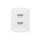 4smarts PDPlug 45W Väggladdare med 2 x USB-C - Vit