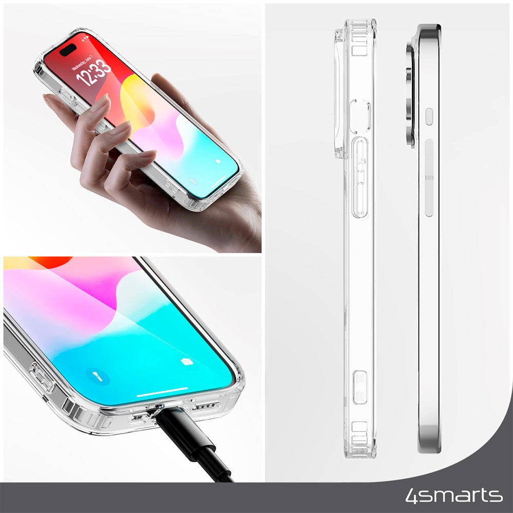 iPhone 15 4smarts 360° Premium Protection Set (MagSafe Skal + Skärmskydd)