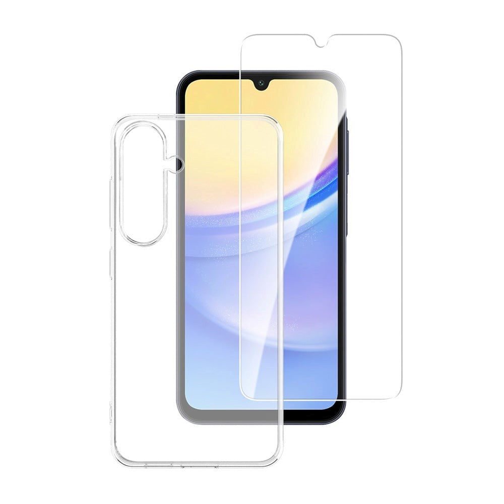 Samsung Galaxy A15 / A15 (5G) 4smarts Second Glass X-Pro 360° Protection Set (Skal + Skärmskydd)