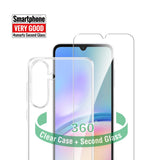 Samsung Galaxy A05s 4smarts Second Glass X-Pro 360° Protection Set (Skal + Skärmskydd)