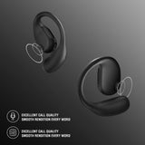 4smarts True Wireless SkyBuds Sport Hörlurar - Open-Ear - Svart