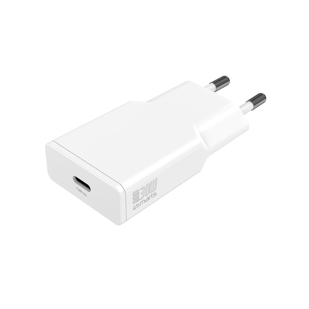 4Smarts PD Slim Väggladdare GaN 30W med USB-C - Vit