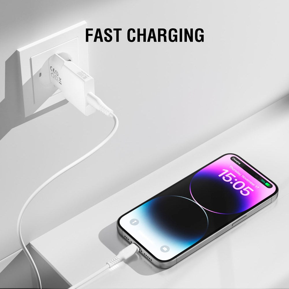 4Smarts PD Slim Väggladdare GaN 30W med USB-C - Vit