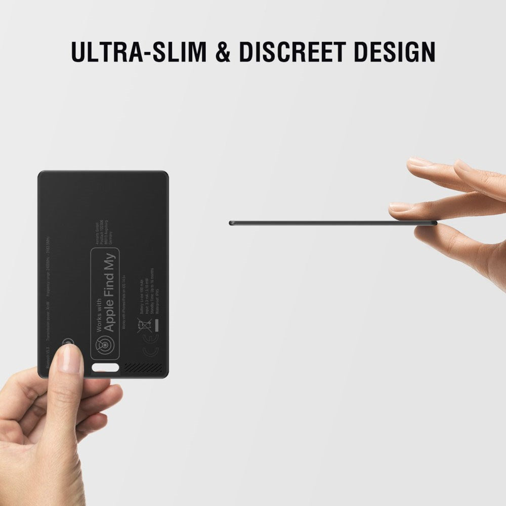 4Smarts Location Finder SkyTag-Kort - Trådlös Laddning - Svart