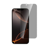 iPhone 16e 4smarts Second Glass Skärmskydd m. Monteringsram - Privacy Funktion - Transparent