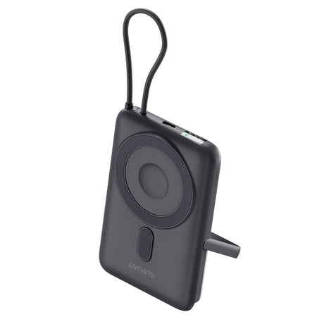 4smarts Enterprise Pocket 10.000 mAh Trådlös PowerBank - 22.5W - Space Grey