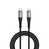 4smarts PrimeCord USB-C till USB-C Kabel 60W - 1.5 m - Svart