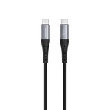 4smarts PrimeCord USB-C till USB-C Kabel 60W - 1.5 m - Svart
