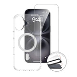 iPhone 17 4Smarts 360° Protection Set m. Skal & Skärmskyddsglas - MagSafe Kompatibel - Genomskinlig