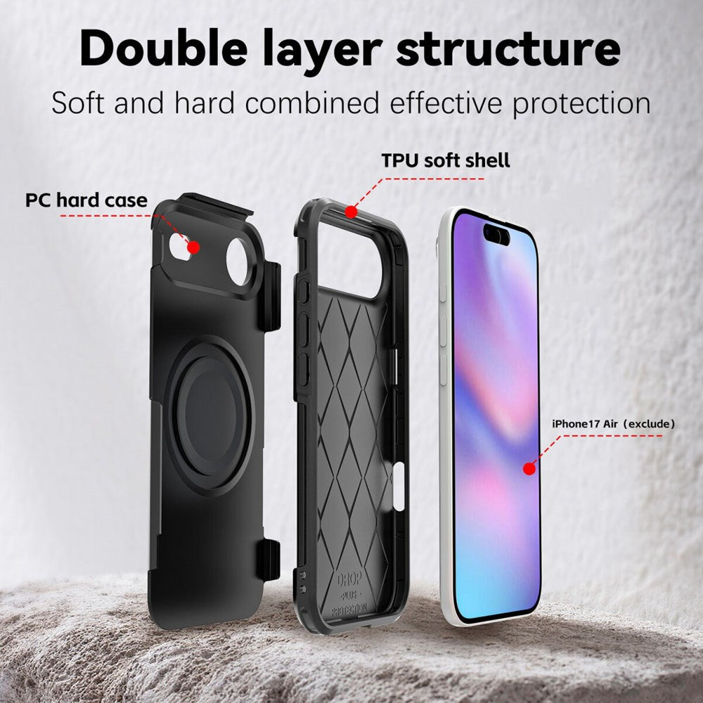 iPhone Air 4Smarts Defend Skal - MagSafe Kompatibel - Svart