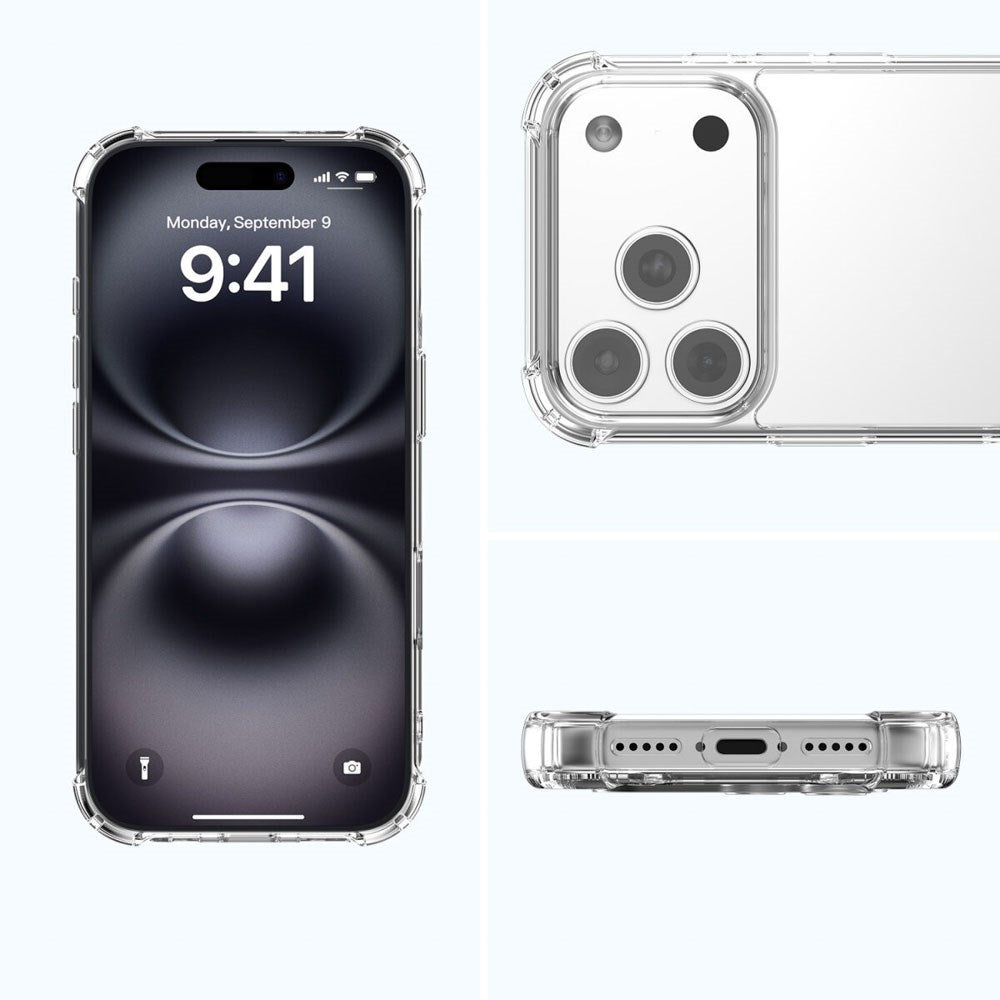 iPhone 17 Pro Max 4Smarts IBIZA Hybrid Skal - MagSafe Kompatibelt - Genomskinlig