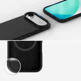 iPhone Air 4Smarts Silikon Skal - MagSafe Kompatibelt - Svart