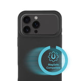 iPhone 17 Pro 4Smarts Silikon Skal - MagSafe Kompatibelt - Svart