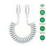 4smarts 100W USB-C till USB-C Kabel - 50cm - Vit
