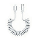 4smarts 240W USB-C till USB-C Kabel - 50cm - Vit