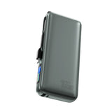 4smarts Enterprise 20 000 mAh 165 W Powerbank med Inbyggd USB-C-Kabel - Grå