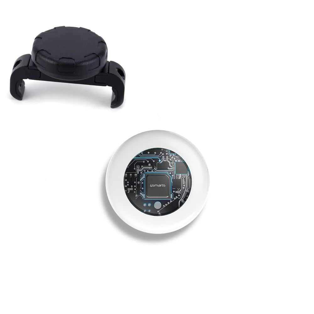 4smarts SkyTag GPS Tracker m. Sadelklämma – Vit
