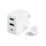 4smarts 3-i-1 HDMI Hub 65W Väggladdare - Vit