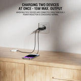 4smarts PDPlug Slim 30W Väggladdare med 1 x USB-C 1 x USB-A - Svart