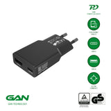 4smarts PDPlug Slim 30W Väggladdare med 1 x USB-C 1 x USB-A - Svart