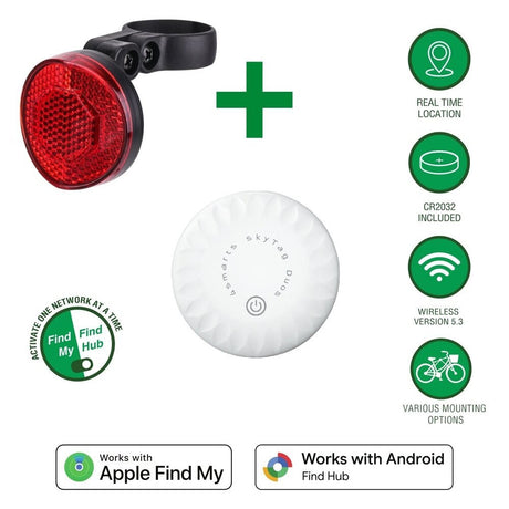 4smarts SkyTag GPS Tracker m. Reflex – Apple Find My & Android Find Hub - Vit