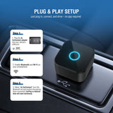 4smarts 2-i-1 Trådlös Adapter för Apple CarPlay & Android Auto – Svart