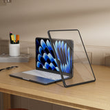 MacBook Neo 13 A18 Pro (2026) 4smarts Fodral med Stötdämpande Kanter - Genomskinlig / Svart