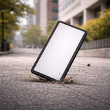 MacBook Neo 13 A18 Pro (2026) 4smarts Fodral med Stötdämpande Kanter - Genomskinlig / Svart
