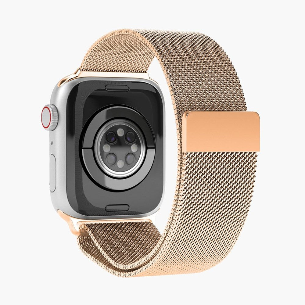 Vonmählen Apple Watch (38/40/SE/41/42mm) Milanese Loop Rostfritt Stål Rem - Rose Gold