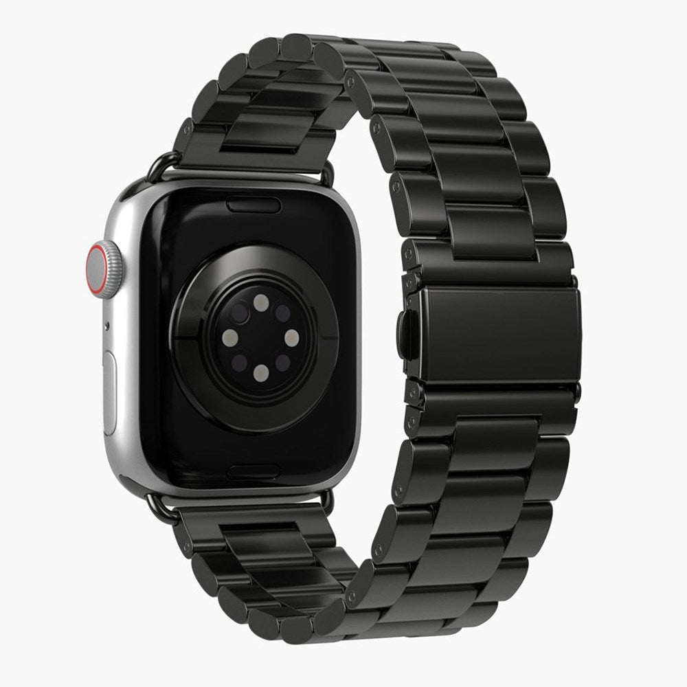 Apple Watch (38/40/SE/41/42mm) Vonmählen Link Bracelet Stainless Steel Strap - Svart