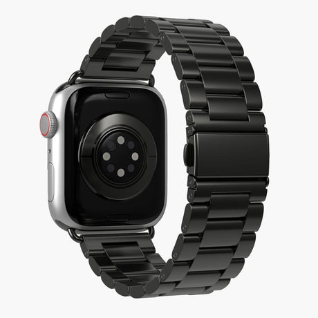 Apple Watch (38/40/SE/41/42mm) Vonmählen Link Bracelet Stainless Steel Strap - Svart