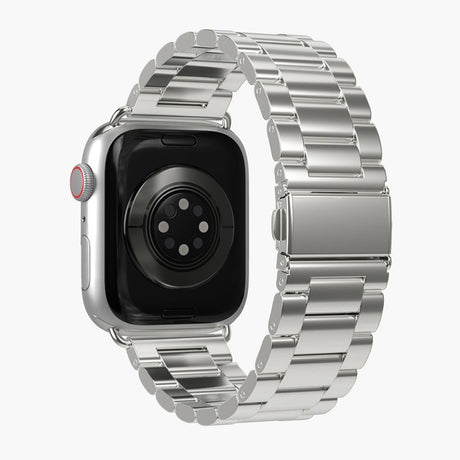 Apple Watch (42/44/45/SE/49mm) Vonmählen Link Bracelet Stainless Steel Strap - Silver