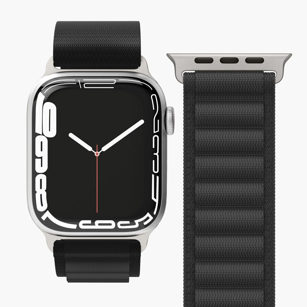 Vonmählen Apple Watch (38/40/SE/41/42mm) Action Loop Nylonrem - Svart