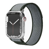 Vonmählen Apple Watch (38/40/SE/41/42mm) Trekking Loop Nylonrem - Vit / Grön