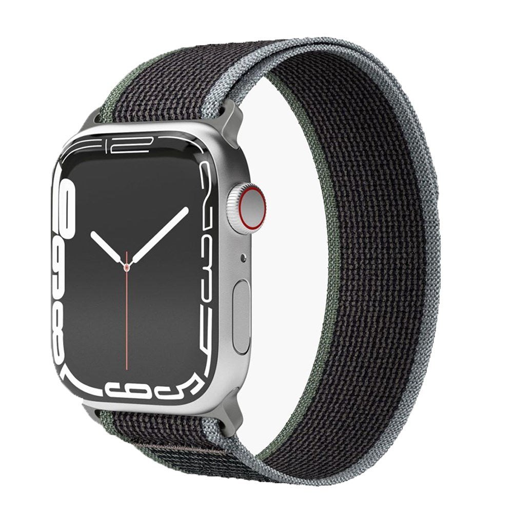 Vonmählen Apple Watch (42/44/45/SE/49mm) Trekking Loop Nylonrem - Svart / Blå