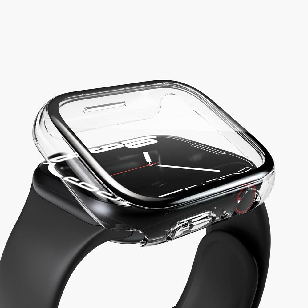 Vonmählen Apple Watch Series 8 / 9 (45mm) Tunt Skal med Skärmskydd - Transparent