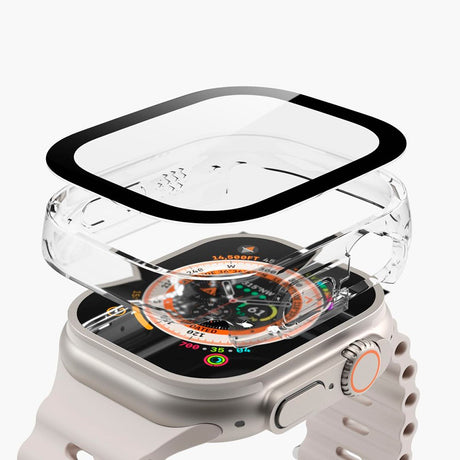 Vonmählen Apple Watch Ultra 1 / 2 (49mm) Tunt Skal med Skärmskydd - Transparent