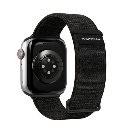 Apple Watch (42/44/45/SE/49mm) Vonmählen Fitness Loop 2 Nylonrem - Svart