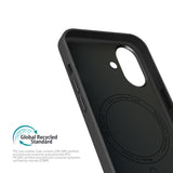 Vonmählen iPhone 16 Like Leather Skal - MagSafe Kompatibel - Black