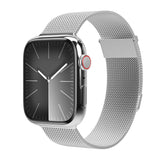 Vonmählen Apple Watch (38/40/SE/41/42mm) Milanese Loop 2 Rostfritt Stål Rem - Silver