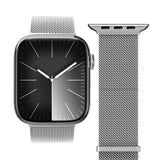 Vonmählen Apple Watch (38/40/SE/41/42mm) Milanese Loop 2 Rostfritt Stål Rem - Silver