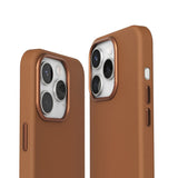 Vonmählen iPhone 16 Pro Like Leather Skal - MagSafe Kompatibel - Brown