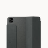 iPad Pro 12.9" (2022 / 2021 / 2020 / 2018) Paperlike+ Folio Bundle med Flipcover, Skärmskydd & Stylus Pen Grepp - Svart / Transparent