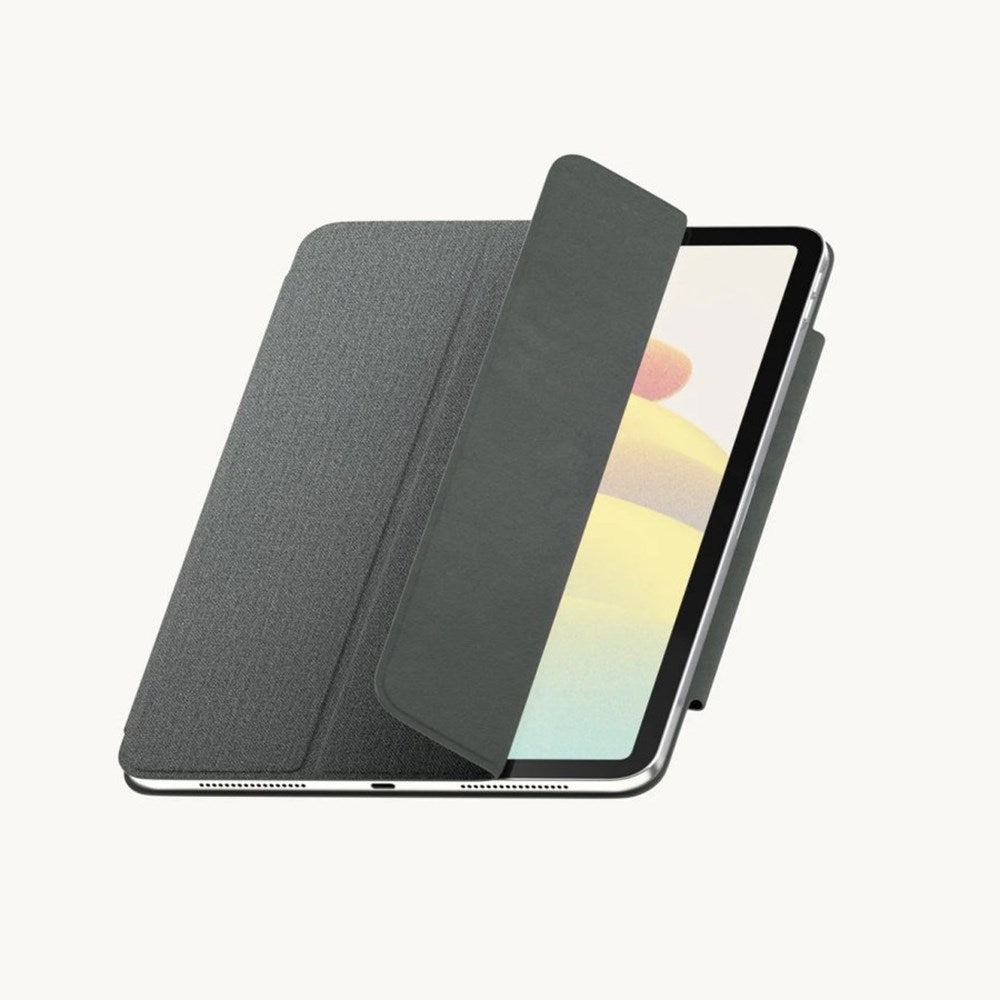 iPad Pro 12.9" (2022 / 2021 / 2020 / 2018) Paperlike+ Folio Bundle med Flipcover, Skärmskydd & Stylus Pen Grepp - Svart / Transparent