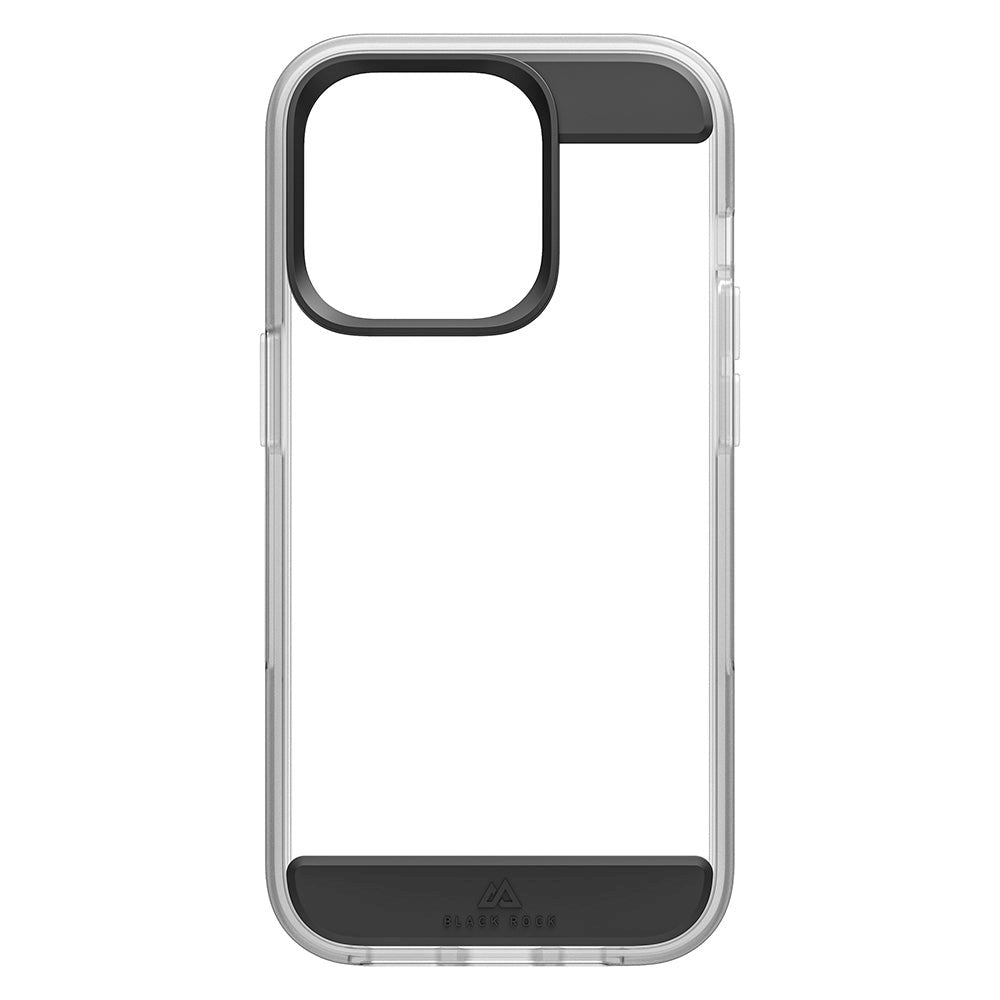 iPhone 14 Pro Black Rock Air Robust Skal - Transparent / Svart