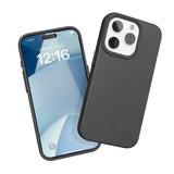 iPhone 15 Pro Woodcessories Bio Case - 100% Växtbaserat - MagSafe-kompatibelt - Svart