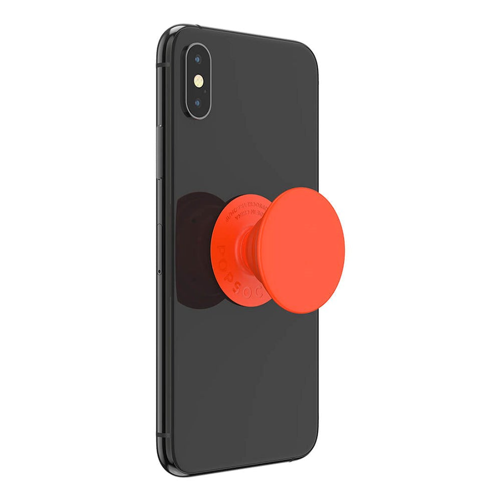 PopSockets PopGrip Avtagbart Grepp med Stativfunktion - Neon Electric Orange